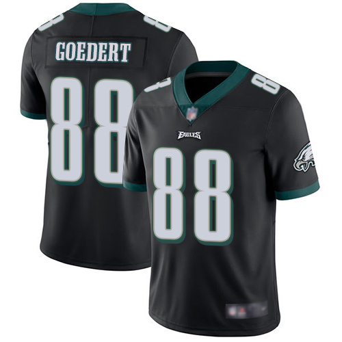 Men Philadelphia Eagles #88 Dallas Goedert Black Alternate Vapor Untouchable NFL Jersey Limited Player Football